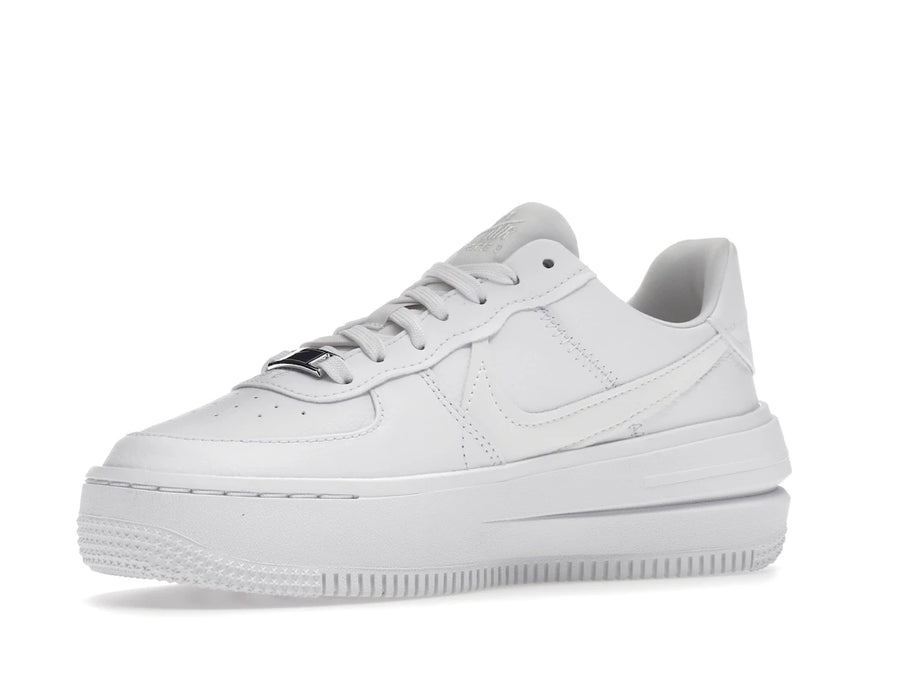 Nike Air Force 1 PLT.AF.ORM Triple White (Women's)