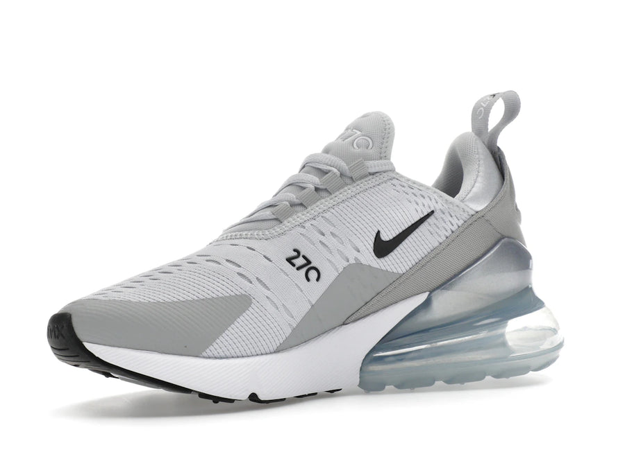 Nike Air Max 270 Pure Platinum Gris fumé clair Argent métallisé Noir (Femme)