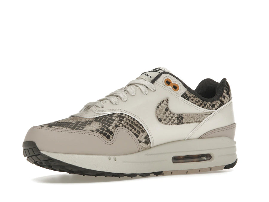 Nike Air Max 1 Snakeskin Marron Bois Clair (Femme)