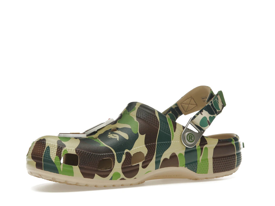 Crocs Classic Clog A Bathing Ape ABC Camo Green
