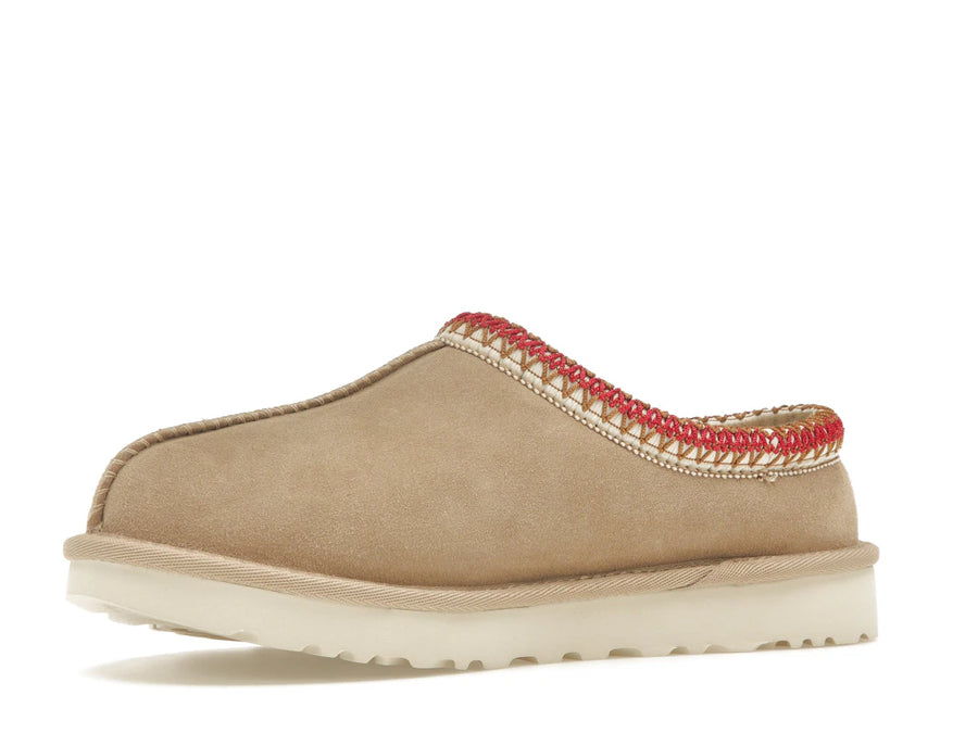 Pantoufles UGG Tasman couleur sable cerise foncé (Femme)