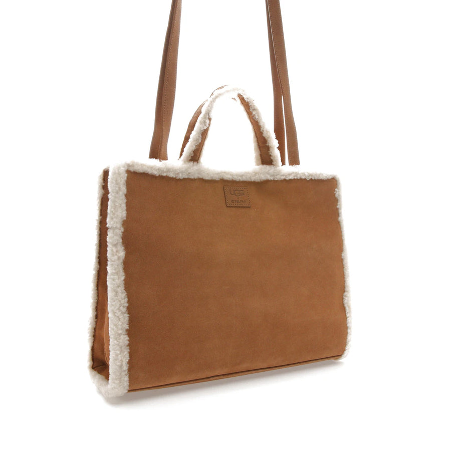 Telfar x UGG Shopping Bag Medium Chestnut