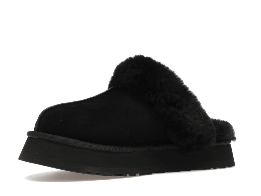 Pantoufles UGG Discette noires (femme)