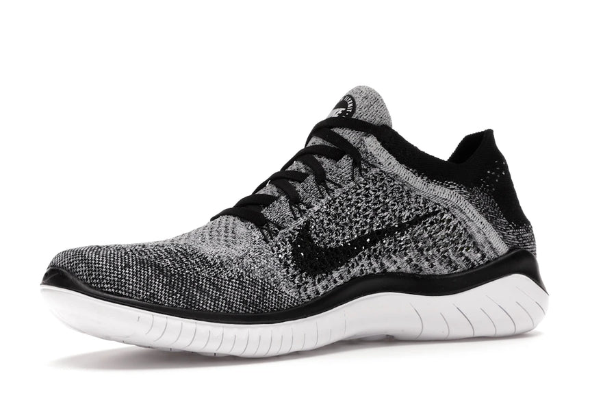 Nike Free RN Flyknit 2018 Noir Blanc Ombre