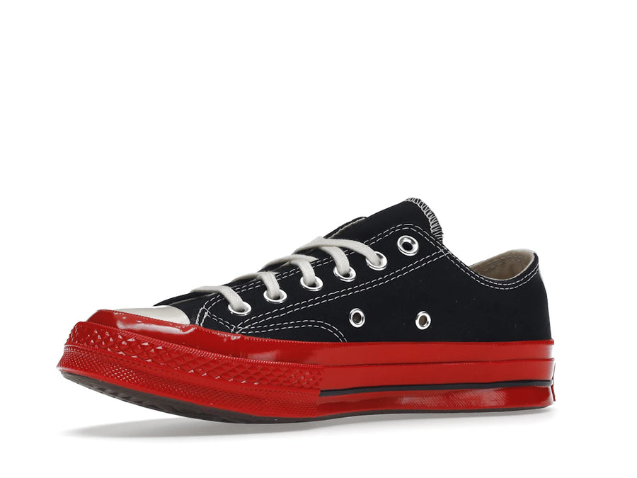 Converse Chuck Taylor All Star 70 Ox Comme des Garcons PLAY Black Red Midsole