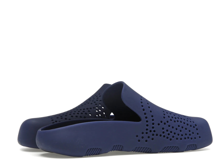 Sandales perforées Burberry Stingray bleues