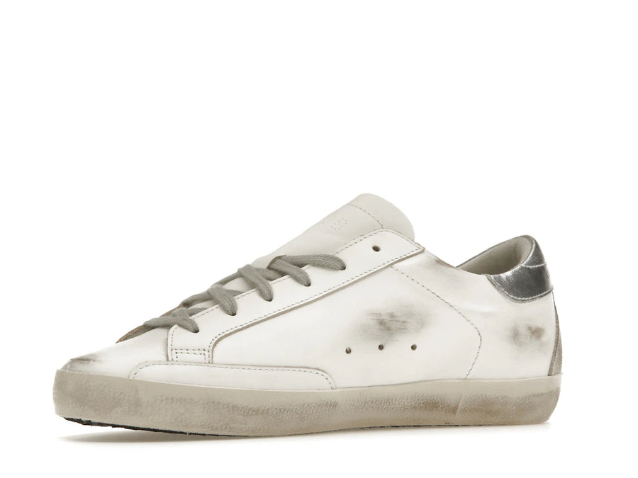 Golden Goose Super-Star Blanc Argent (Femme)