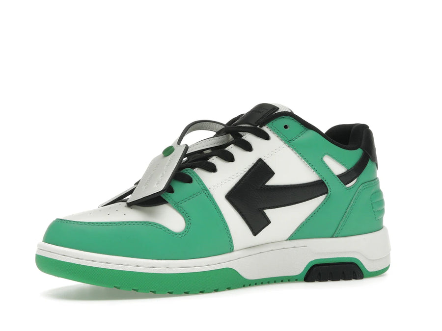 OFF-WHITE Out Of Office "OOO" Low Tops Green Black
