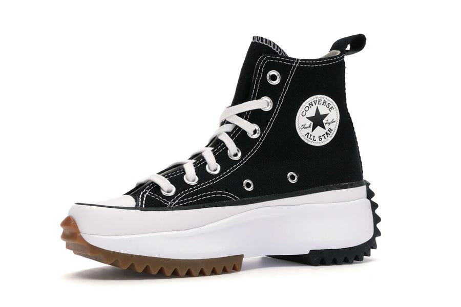 Converse Run Star Hike Hi Noir Blanc Gomme