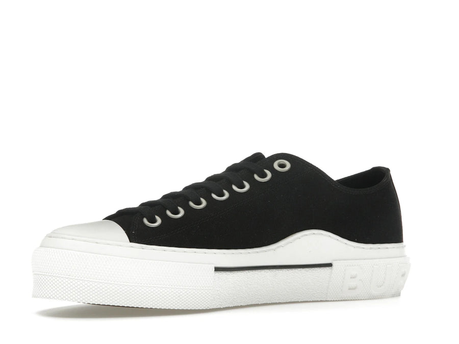 Burberry Jack Low Top Black Canvas