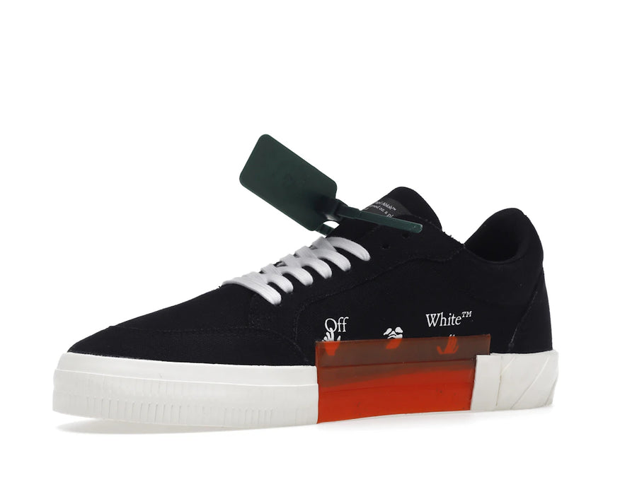 OFF-WHITE Vulc Bas Noir Blanc Blanc