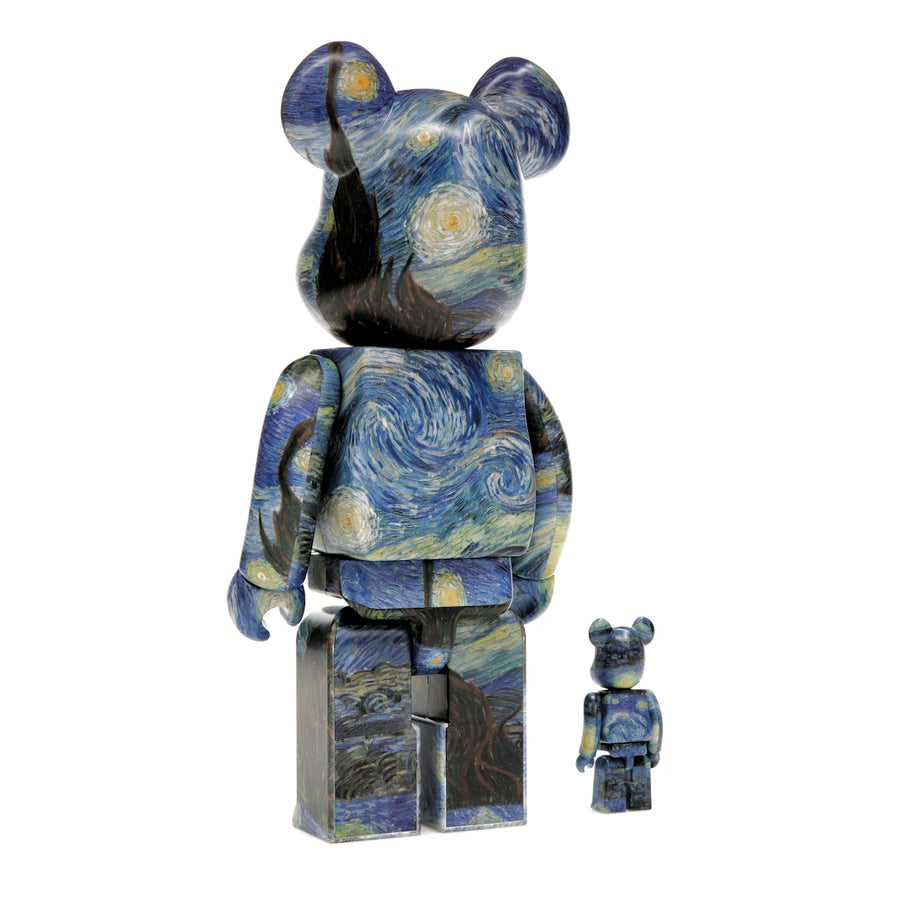 Coffret Bearbrick Vincent van Gogh La Nuit étoilée 100 % et 400 %
