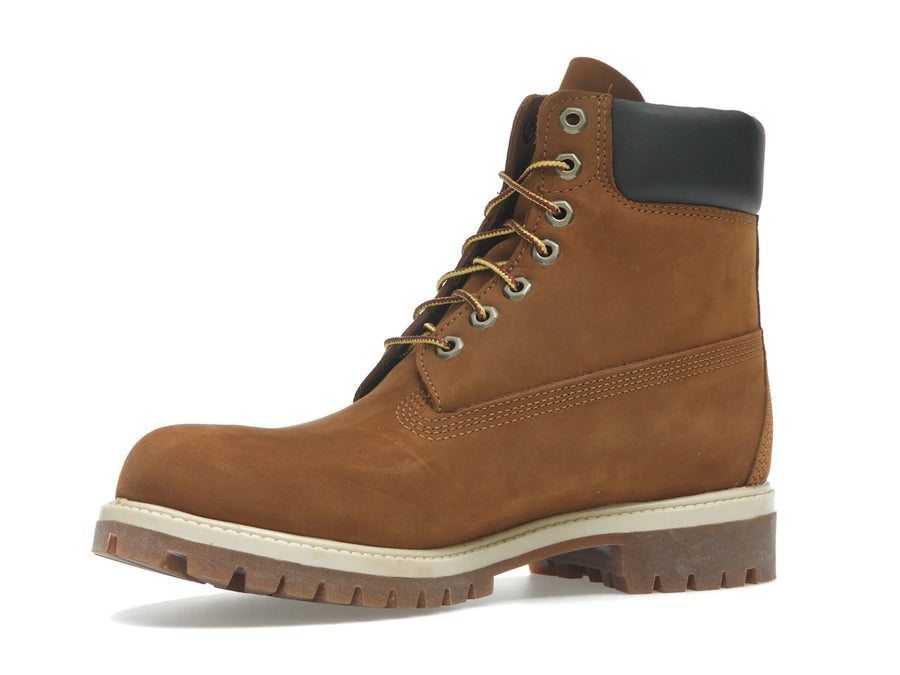 Timberland Premium 6 Inch Lace Up Waterproof Dark Wheat Nubuck