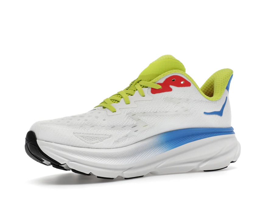 Hoka One One Clifton 9 Blanc De Blanc Bleu Virtuel