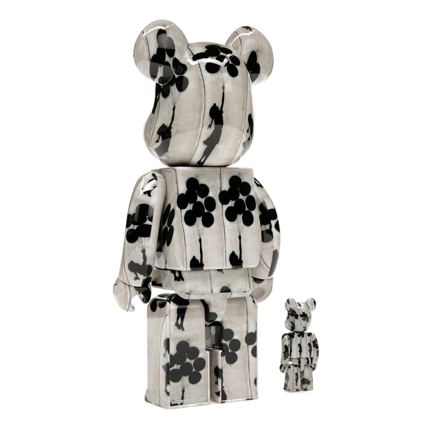 Bearbrick Flying Balloons Girl 100% & 400% Set