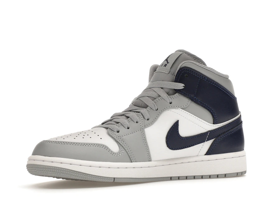 Jordan 1 Mid Wolf Gray Midnight Navy