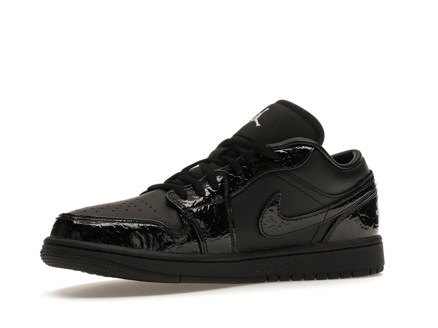 Jordan 1 Low SE Patent Elephant Noir (Femme)