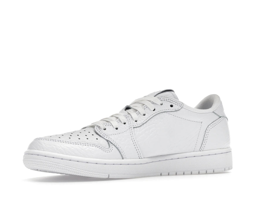 Jordan 1 Retro Low Swooshless Triple White (2025)