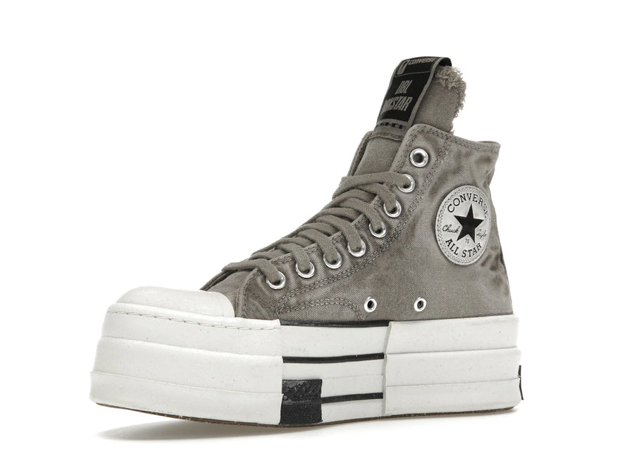 Converse DBL DRKSTAR Chuck Taylor All Star 70 Hi Rick Owens DRKSHDW Overdye Concrete