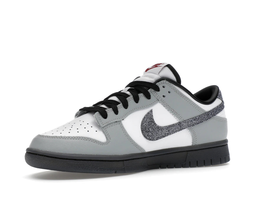 Nike Dunk Low LX Glitter Swoosh Blanc Gris fumé clair (Femme)