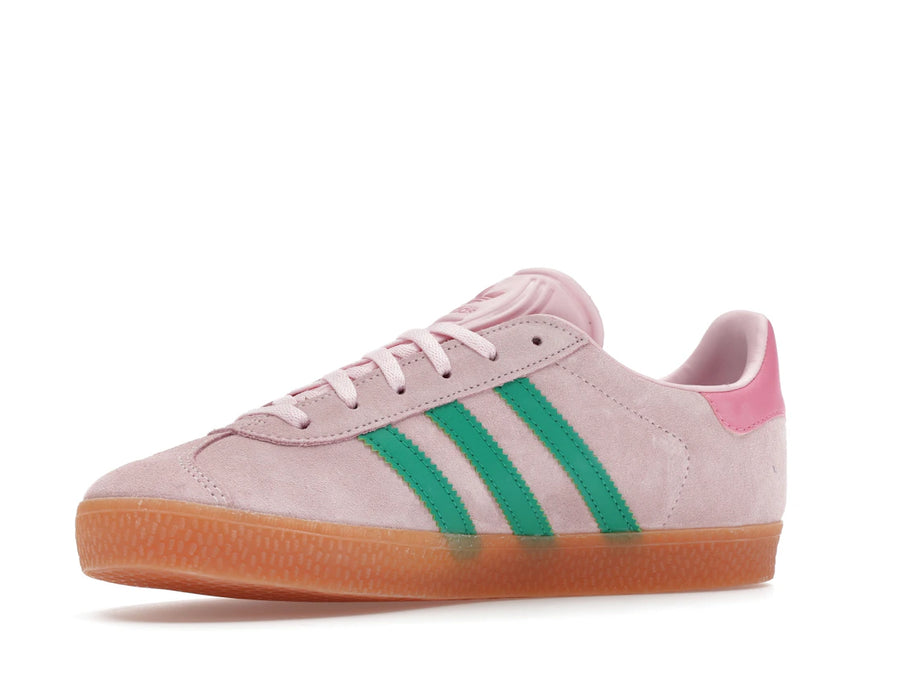 adidas Gazelle Clear Pink Court Green (GS)