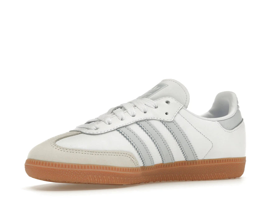 adidas Samba OG White Halo Blue Gum (Femme)