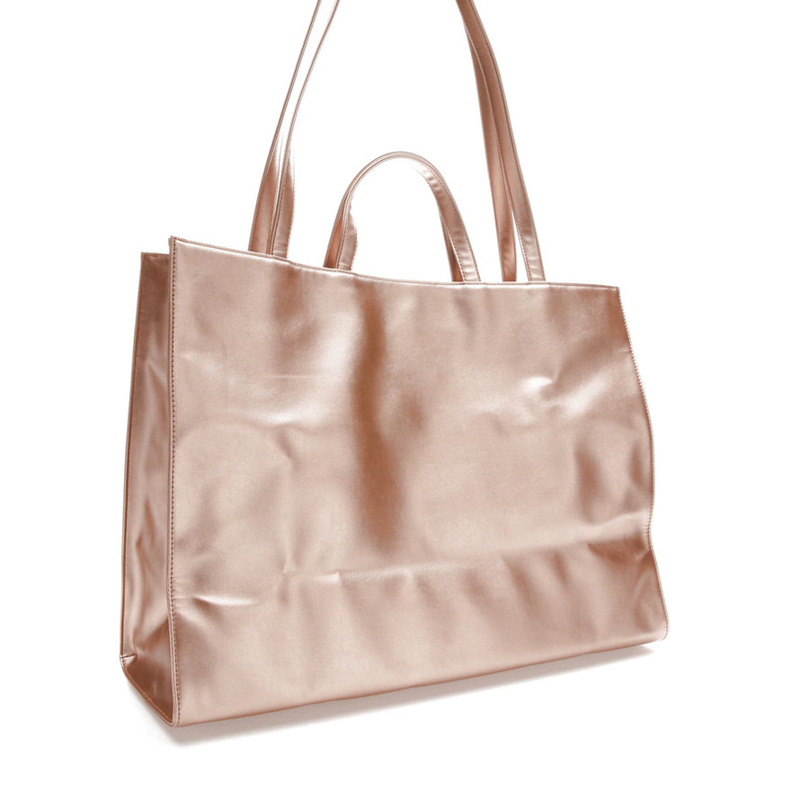 Sac de courses Telfar grand format en cuivre