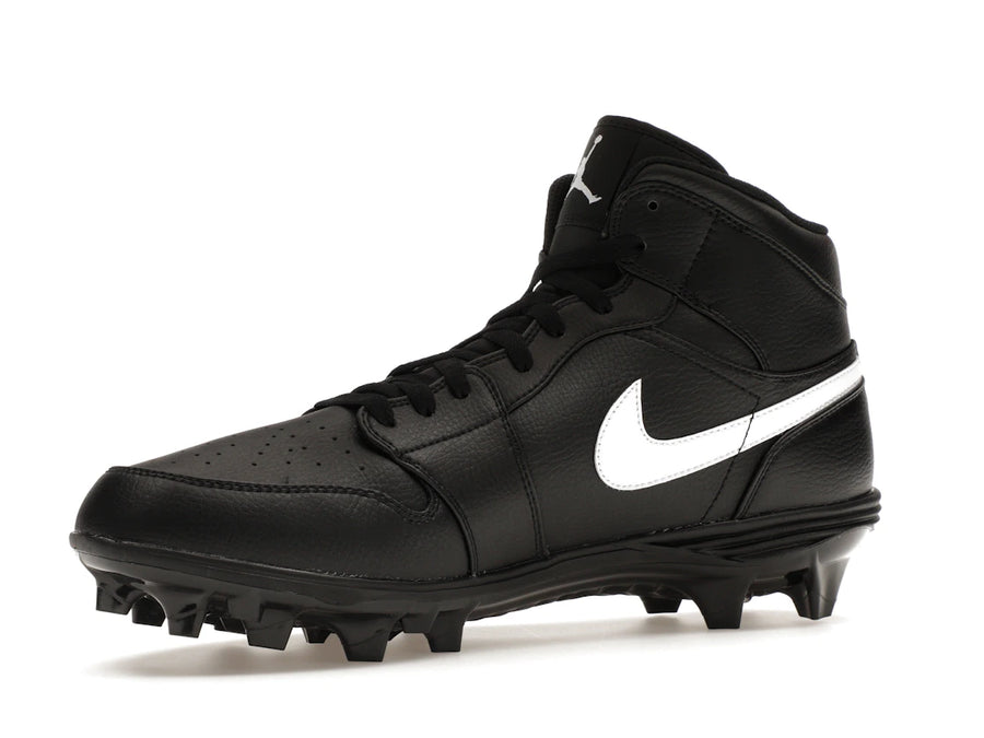 Crampons Jordan 1 Mid TD Noir et Blanc