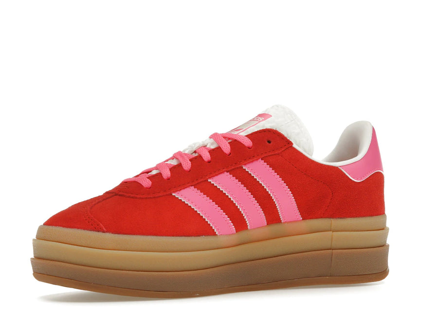 adidas Gazelle Bold Collegiate Rouge Lucide Rose (Femme)