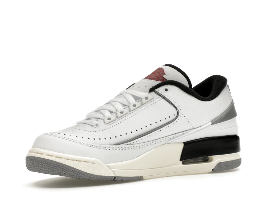 Jordan 2/3 White Black Metallic Silver