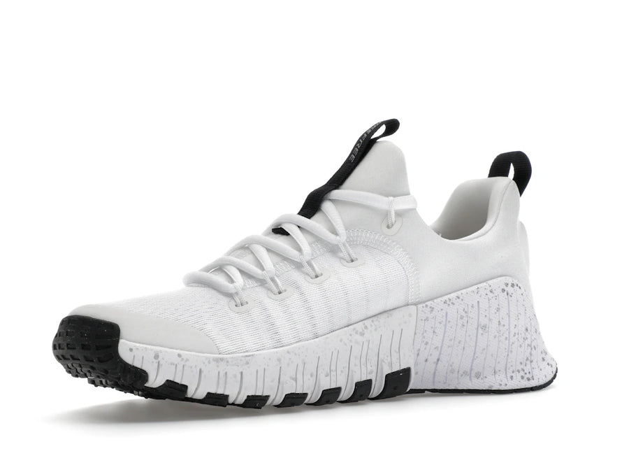 Nike Free Metcon 6 White Metallic Silver Light Smoke Grey Black (Women's)