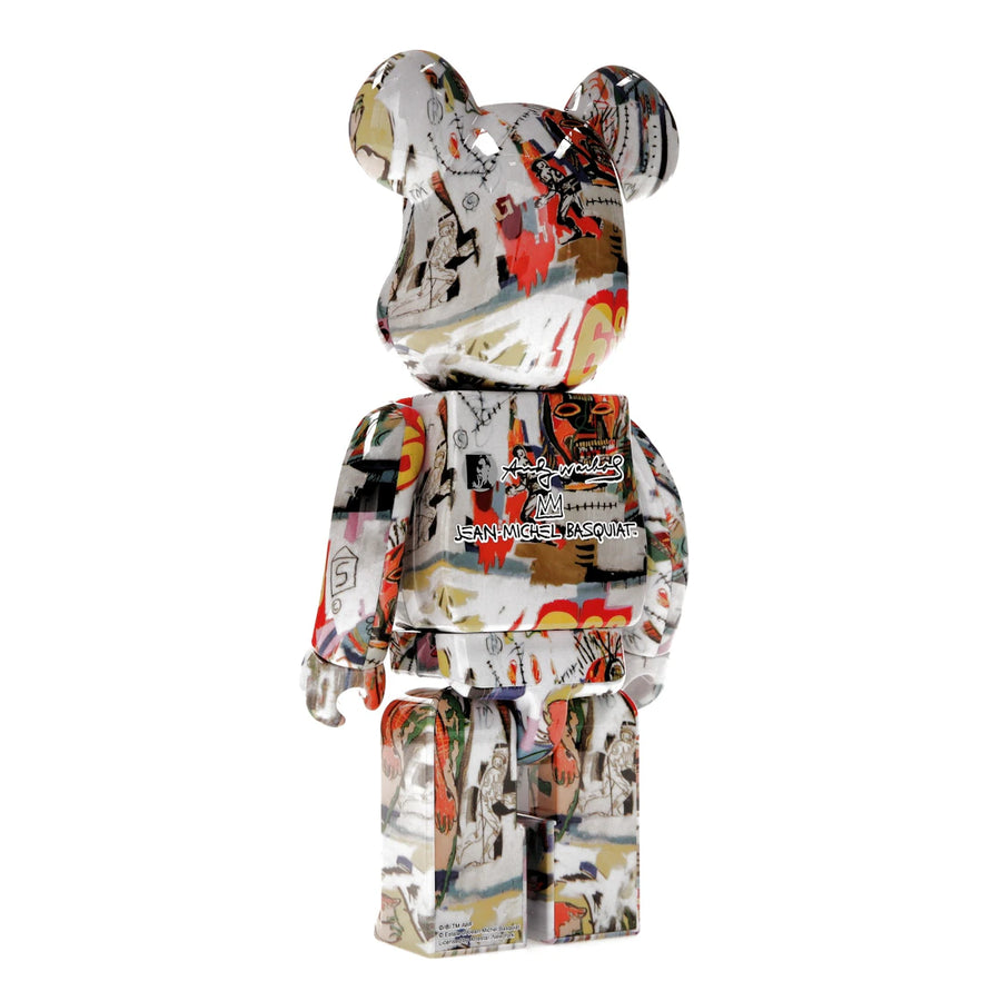 Bearbrick Andy Warhol x JEAN-MICHEL BASQUIAT #4 400%