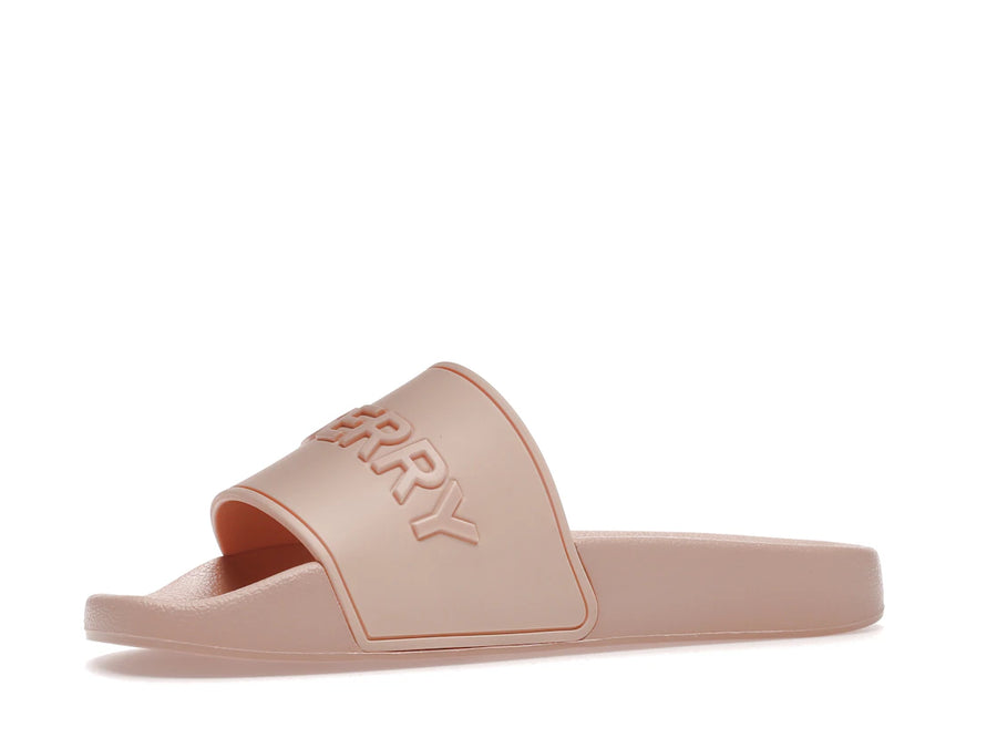 Burberry Embossed Logo Slides Peach Pink (Women's)