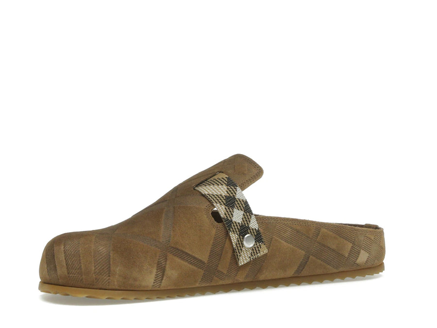 Sabots Burberry Urchin en jute (Femme)
