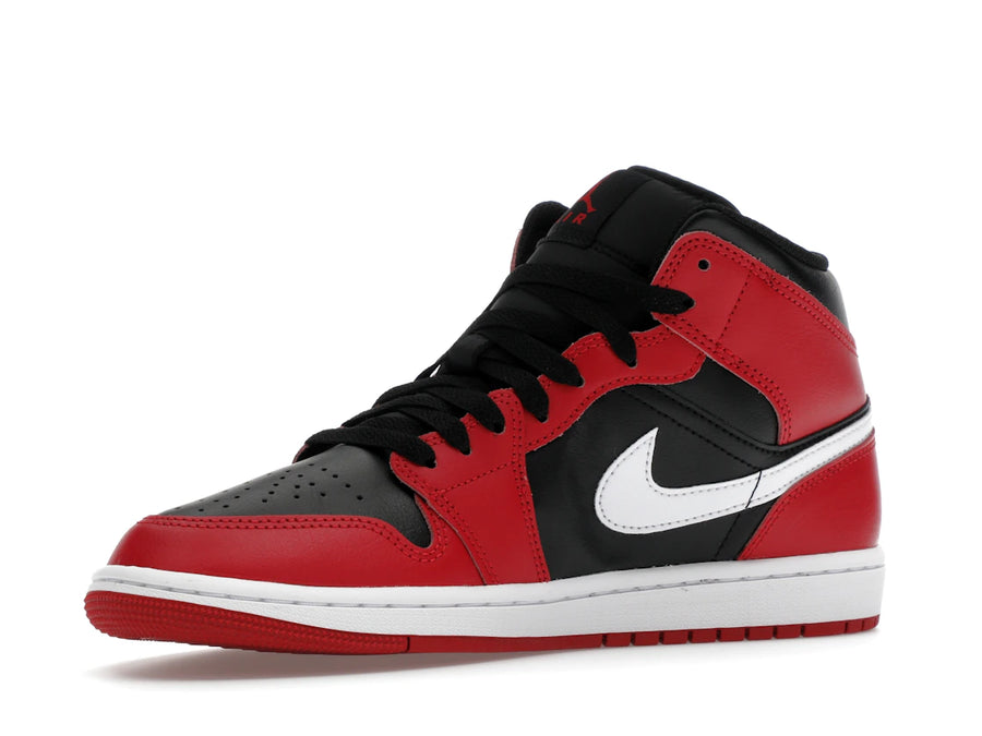 Jordan 1 Mid Gym Rouge Noir Blanc (2024)