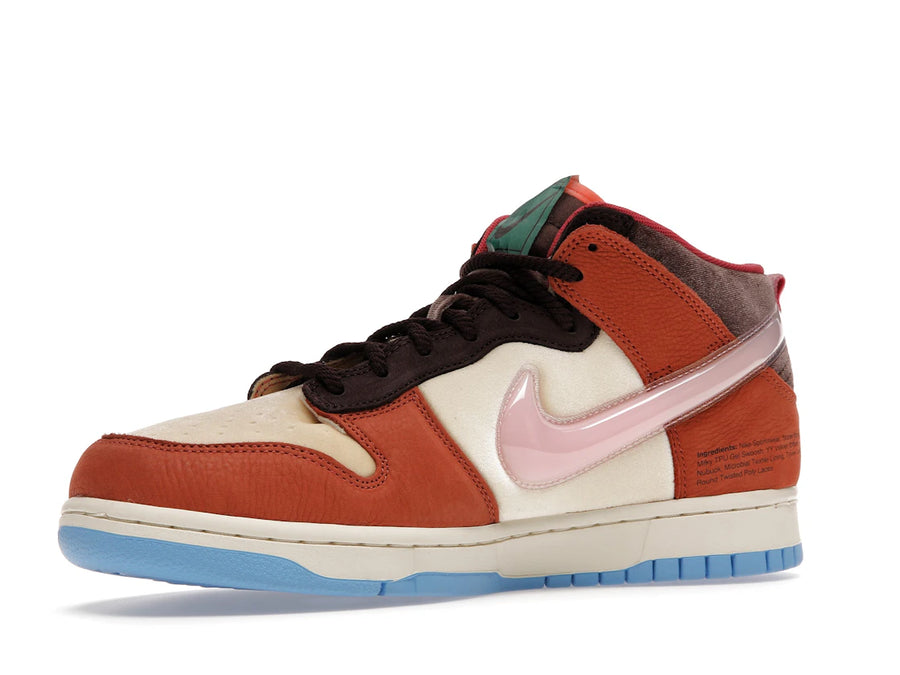 Nike Dunk Mid Social Status Déjeuner gratuit au lait au chocolat