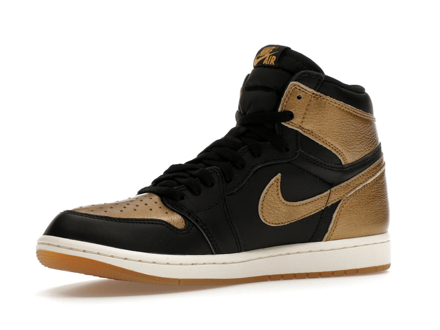 Jordan 1 Retro High OG Noir Or Métallisé