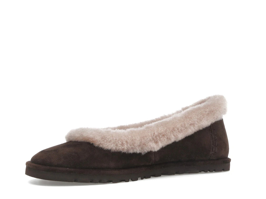 Ballerines UGG Zora couleur cacao (Femme)