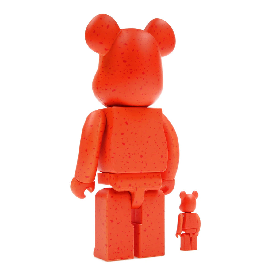 Ensemble Bearbrick x Concepts Homard Orange 100 % et 400 %