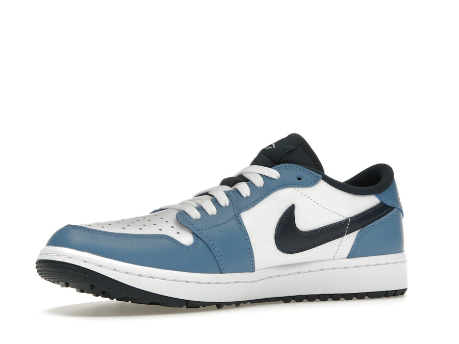 Jordan 1 Low Golf Blanc Tempête Égée