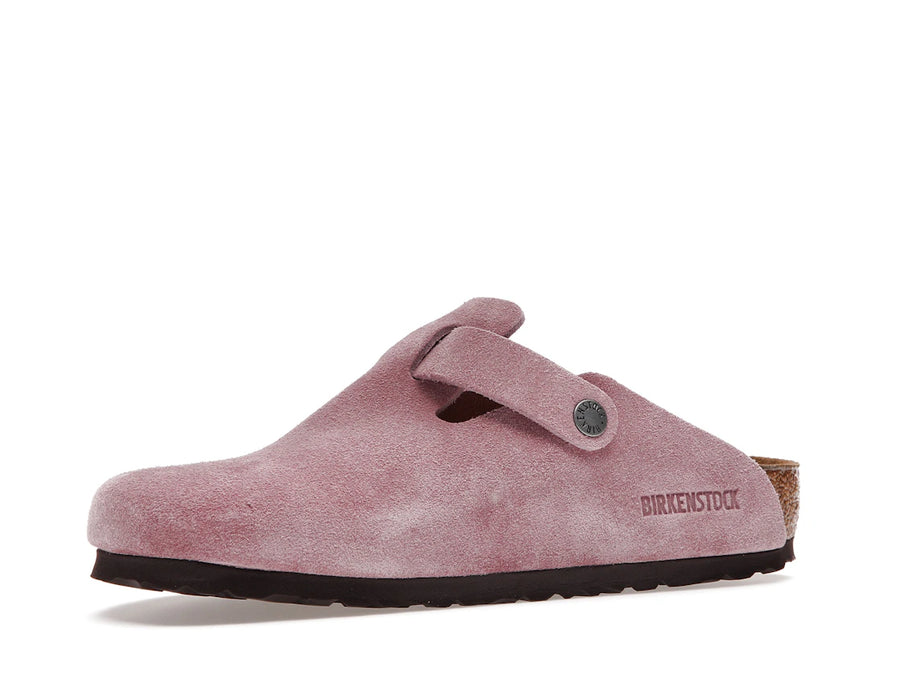Sabots Birkenstock Boston Stussy rose poudré (2021)