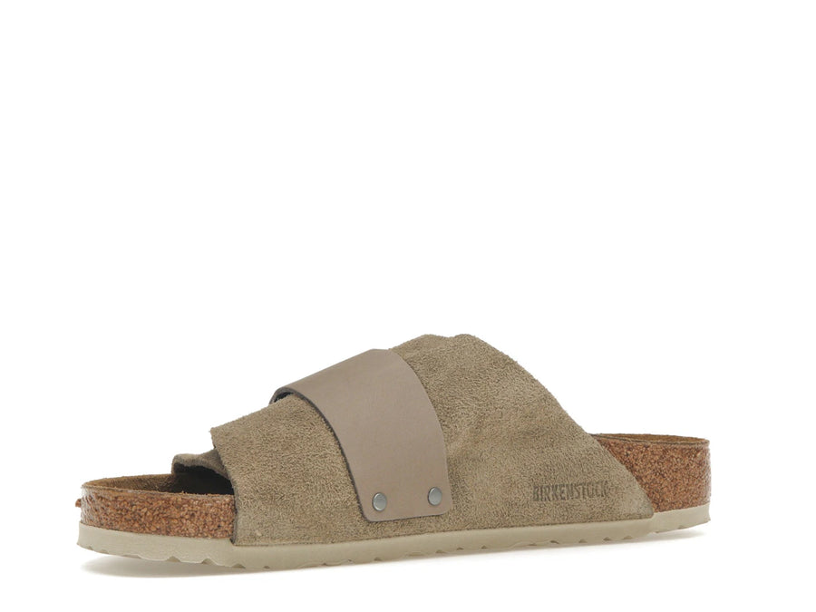 Birkenstock Kyoto en daim nubuck taupe