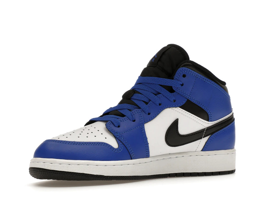 Jordan 1 Mid Game Royal White Black (GS)