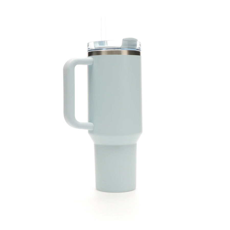 Stanley x Starbucks Flowstate Quencher 40oz Tumbler Blue Spring