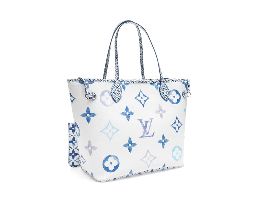 Louis Vuitton Neverfull MM Monogram Blue
