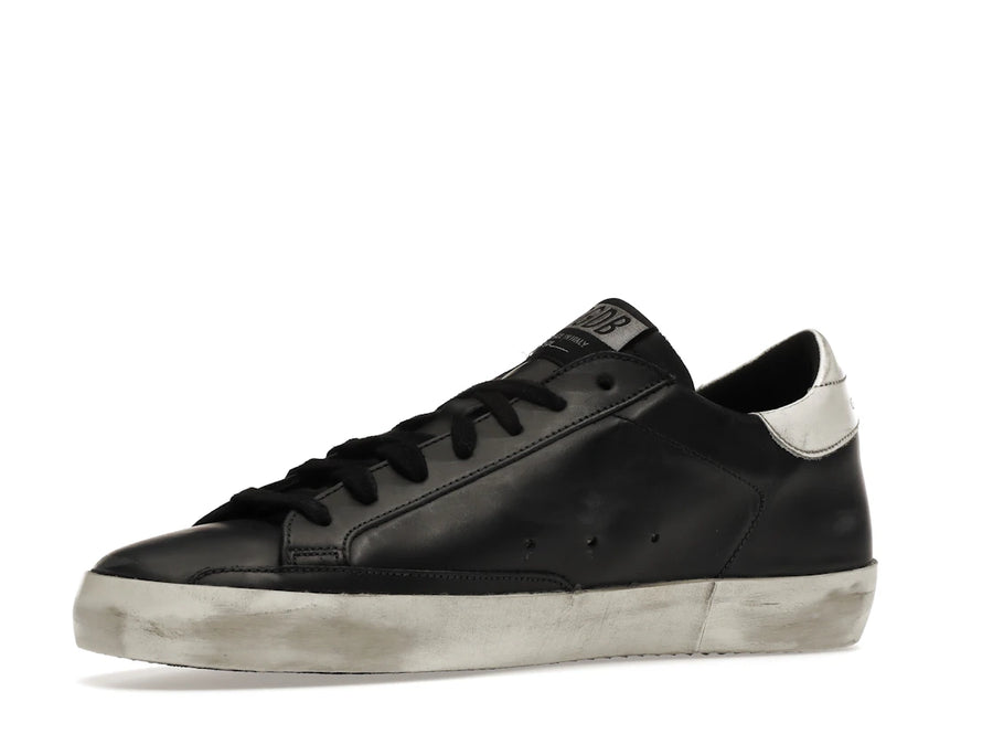 Golden Goose Super Star Cuir Noir et Blanc