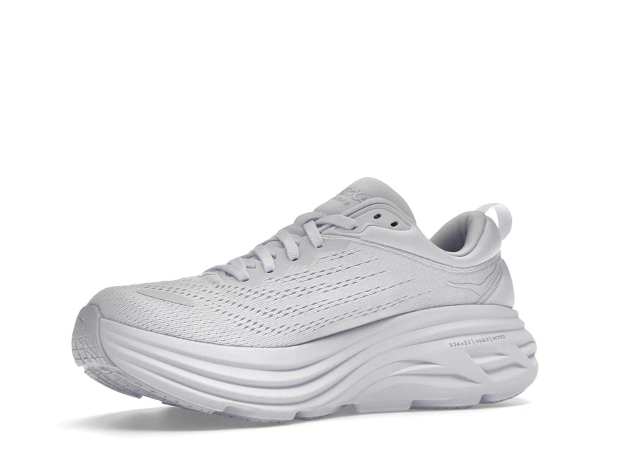 Hoka One One Bondi 8 Triple Blanc (Femme)