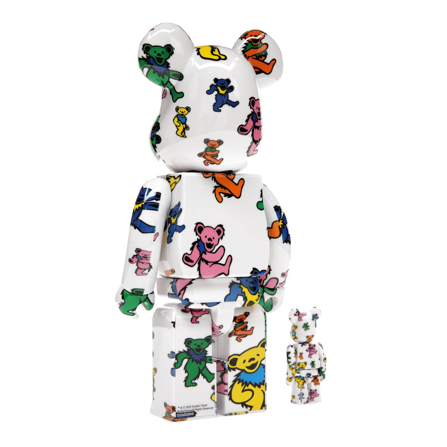Bearbrick x Grateful Dead (Dancing Bear) 100% & 400% Set