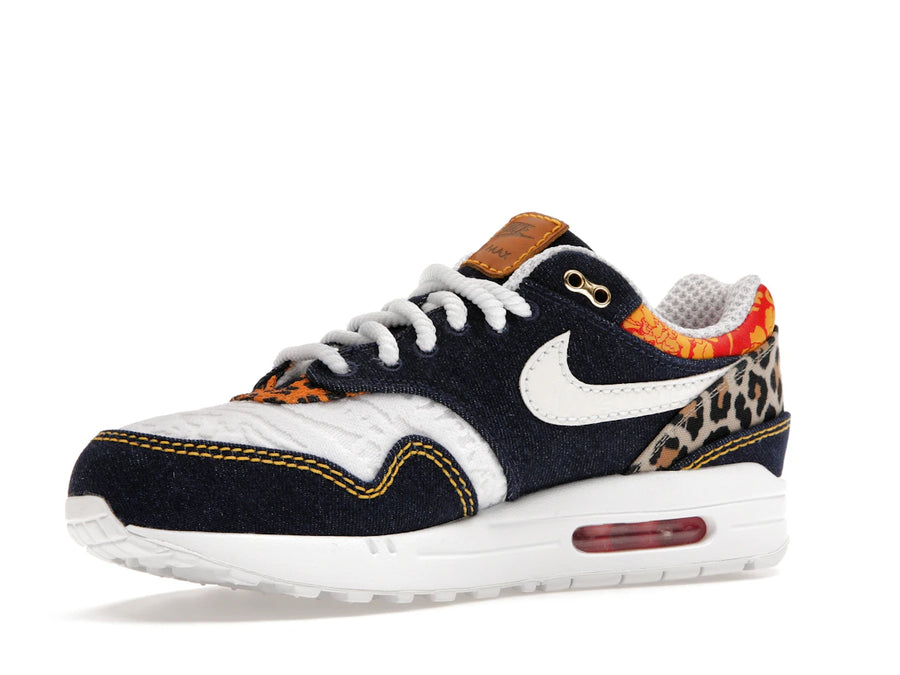 Nike Air Max 1 Premium Denim Léopard