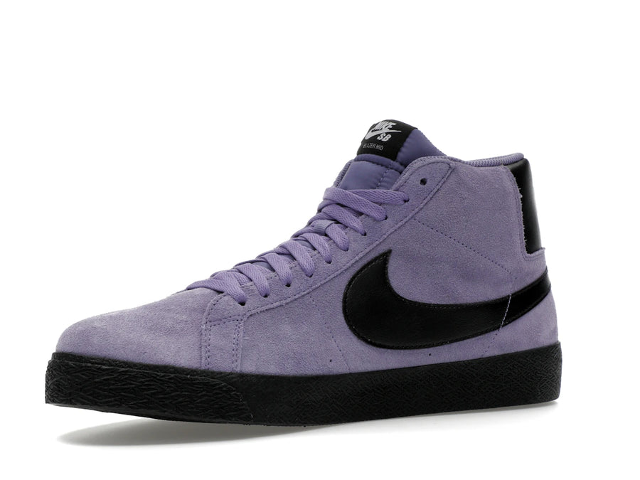 Nike SB Zoom Blazer Mid Noir Améthyste Poudré